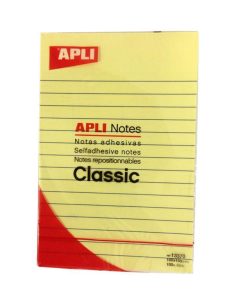 Apli Blok samolepilnih lističev črtast 100 lističev 100 x 150 mm