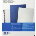 GBC Karton črn svetleč, A4, 250 g, 100 kos za vezavo