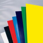 GBC Karton črn svetleč, A4, 250 g, 100 kos za vezavo