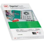 GBC Žepki A4, 125 mic, rob/vpenjanje, 100kos za plastificiranje