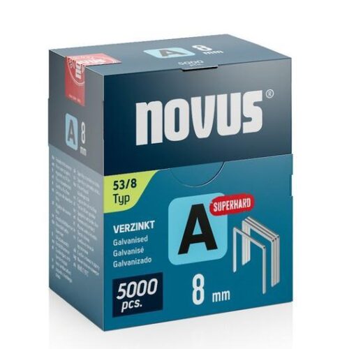 Novus Sponke za tapetniški spenjač Tip A 53/8, 5000 kos, super trde