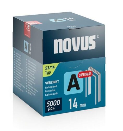 Novus Sponke za tapetniški spenjač Tip A 53/14, 5000 kos, super trde