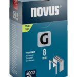 Novus Sponke za tapetniški spenjač Tip G 11/8, 5000 kos, ploščate