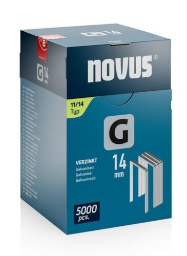 Novus Sponke za tapetniški spenjač Tip G 11/14, 5000 kos, ploščate