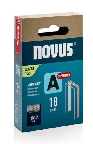 Novus Sponke za tapetniški spenjač Tip A 53/18, 800 kos, super trde