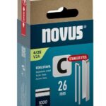 Novus Sponke za tapetniški spenjač Tip C 4/26 V2A, 1000 kos