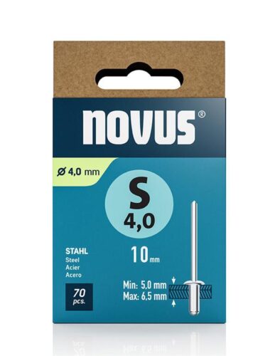 Novus Zakovice tip S 4 x 10 mm, jeklo 70 kos