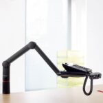 Novus MS stojalo za telefon Talkmaster temno siva