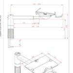 Novus MS stojalo za telefon Scopemaster srebrna/temno siva