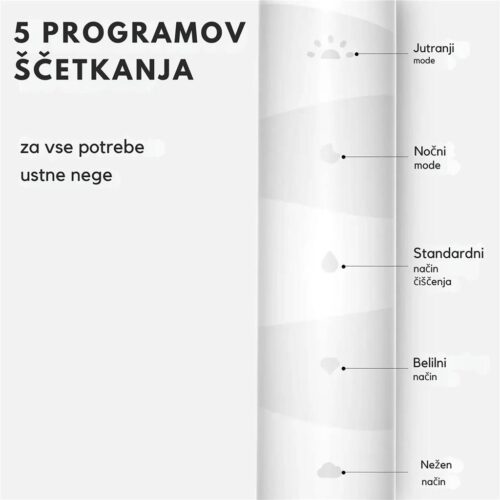 Oclean Električna zobna ščetka Flow S Sonični motor