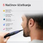 Oclean Električna zobna ščetka X Lite - Duo Temno Modra + Siva, Sonični motor