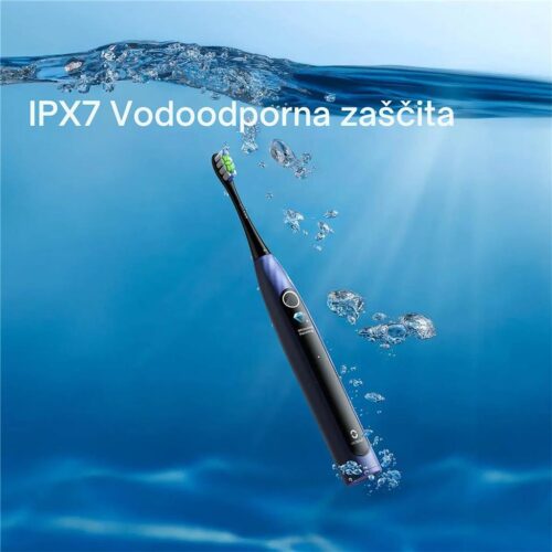 Oclean Električna zobna ščetka X Lite - Duo Temno Modra + Siva, Sonični motor