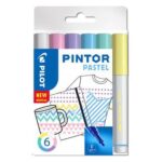 Pilot Marker Pintor Set PASTEL Mix FINE SW-PT-F-S6-PASTEL