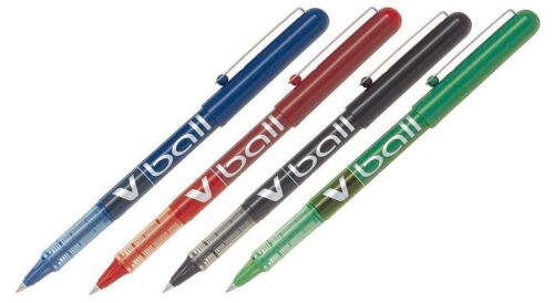 Pilot Roler s tekočim črnilom V-BALL, BARVE BL-VB5 12 KOS