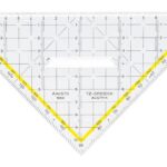 Aristo Geo-trikotnik z držalom, 22,5 cm