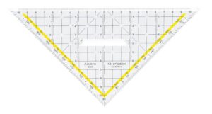 Aristo Geo-trikotnik z držalom, 22,5 cm