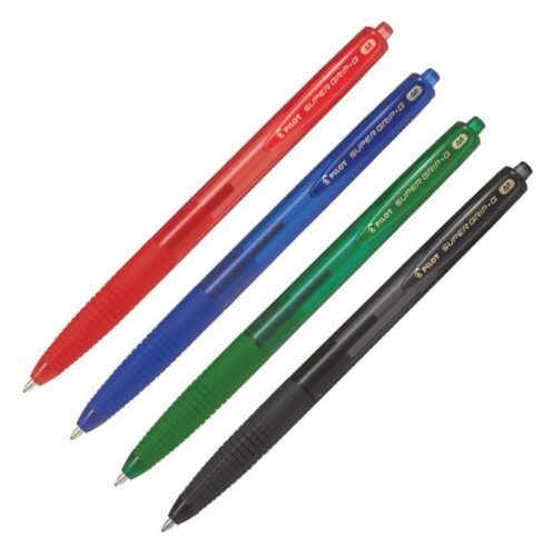 Pilot Kemični svinčnik Super Grip G F, BARVE BPGG-8R-F-B 12 KOS
