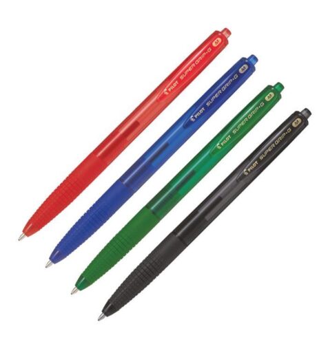 Pilot Kemični svinčnik Super Grip G M, BARVE BPGG-8R-M 12 KOS