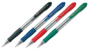 Pilot Kemični svinčnik SUPER GRIP M, BARVE BPGP-10R-M 12 KOS