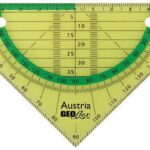 Aristo GEOflex trikotnik flexi 15cm, neon zelen