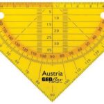 Aristo GEOflex trikotnik flexi 15cm, neon oranž