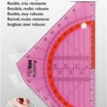 Aristo GEOflex trikotnik flexi 15cm, neon roza