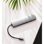 Sandberg USB-C hub razdelilnik 8K, 6-v-1 2x USB-A, 1x HDMI, 1x DP, 1x PD
