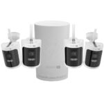 Swann Nadzorna kamera Allsecure 4K, brezžična 64GB SD kartica, 4x kamera - komplet