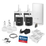 Swann Nadzorna kamera Allsecure 4K, brezžična 64GB SD kartica, 4x kamera - komplet
