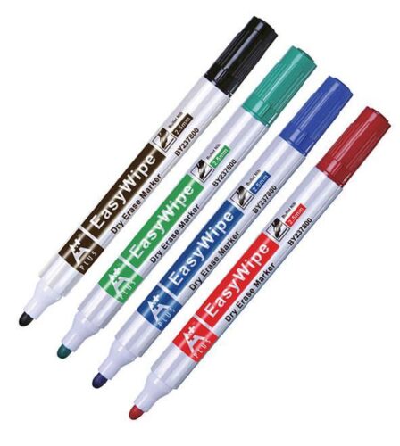 A PLUS Marker za belo tablo EASYWIPE B BARVE okrogla konica