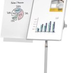 Bi-Office Tabla samostoječa Maya Mobile 70x102 cm Alu, magnetna, izvl. roke, sivo stojalo