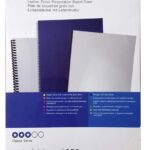GBC Karton marmor bel, A4, 250 g, 100 kos za vezavo