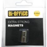 Bi-Office Magneti za steklene table, 2 kos fi 10mm
