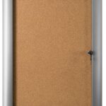 Bi-Office Oglasna omarica zunanja s ključem 20xA4 Mastervision, PLUTA 125,6x130,2cm