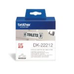 Brother DK22212 Neskončne nalepke - film bel 62mm x 15,24m