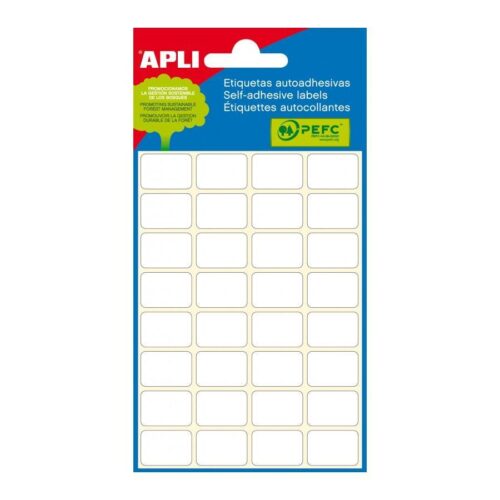 Apli Mini nalepke 13 x 50 mm za ročno pisanje, 60 kos