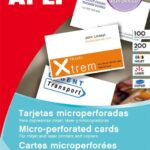 Apli Vizitke z mikroperforacijo 90 x 50,8 mm