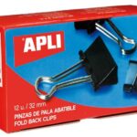 Apli Spenjalke za blok papirja, 32 mm 12 kos
