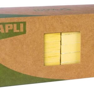 Apli Blok samolep. lističev, 75 x 75 mm recikliran papir, 12 x 100 lističev