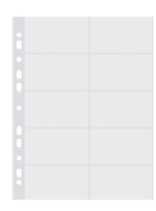 Donau Vložne mape za vizitke A4, 10 kos