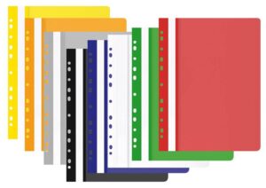 Donau Mapa s sponko in perforacijo BARVE 25 kos