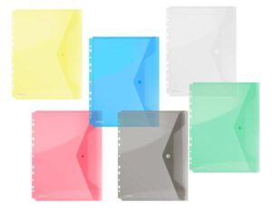 Donau Mapa z gumbom in perforacijo BARVE