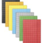 Donau Mapa z elastiko A4 karton, karo, BARVE