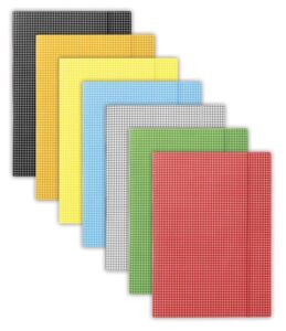 Donau Mapa z elastiko A4 karton, karo, BARVE