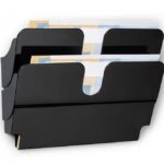 Durable Flexiplus stenski 2 A4 magnetni ležeči črn