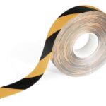 Durable Trak za označ. tal DURALINE ODSTRANLJIV sig. rumena/sig. črna, 30 m