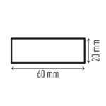 Durable Profil za zaščito površine S20 60 mm