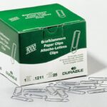 Durable Papirne sponke pocinkane, 32mm, 1000 kos (1211)