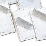 Durable Vložni lističi za namizna stojala (1458) (1458), 40 kos