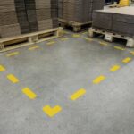 Durable Talna oznaka črta 50 x 150 mm 10 kos
